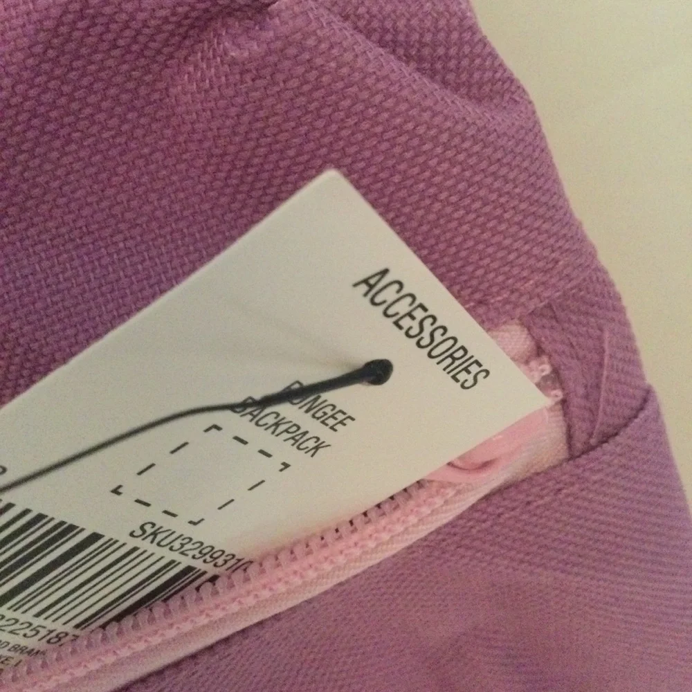 Girls bungee backpack. New